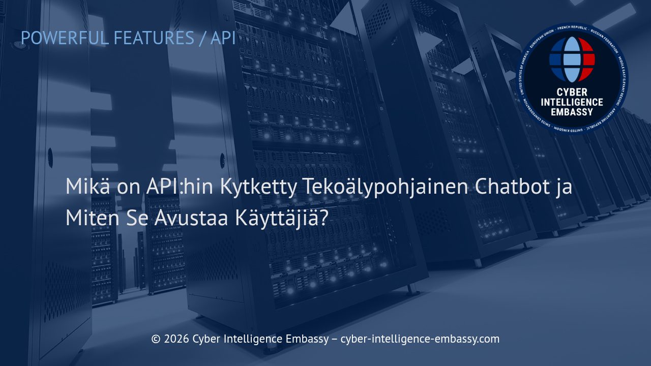 Mikä on API:hin Kytketty Tekoälypohjainen Chatbot ja Miten Se Avustaa Käyttäjiä?