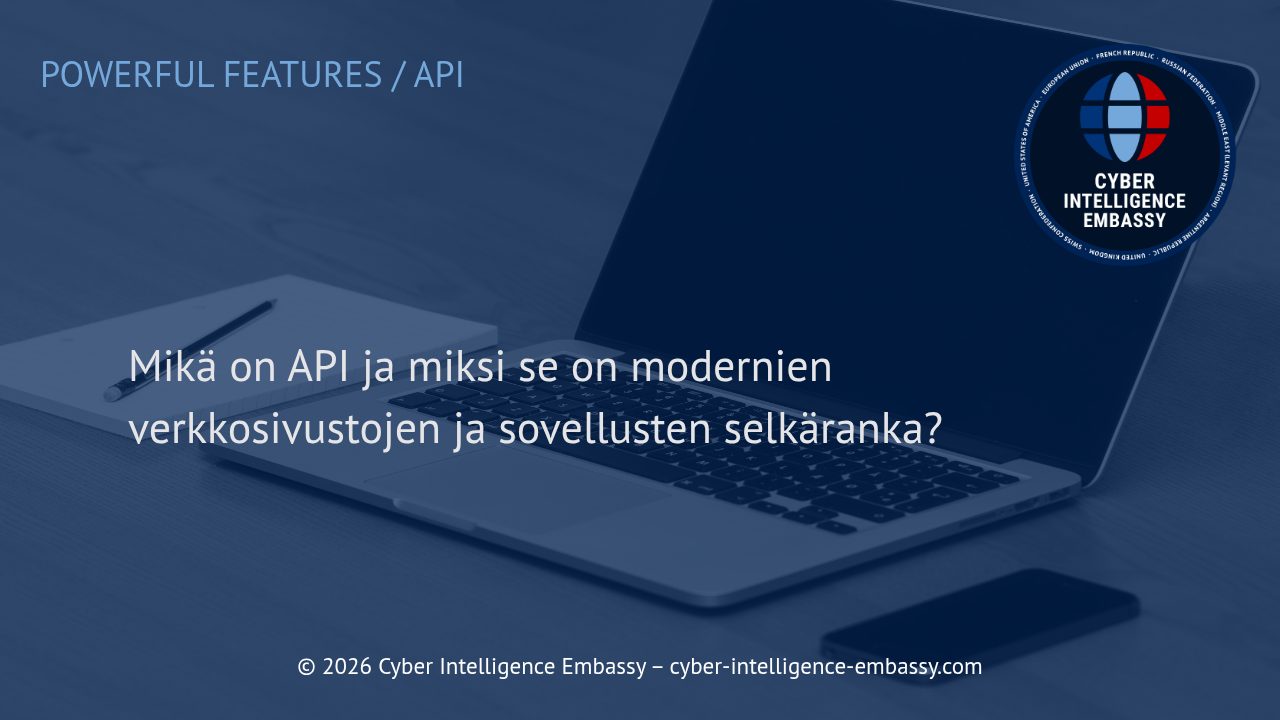 Mikä on API ja miksi se on modernien verkkosivustojen ja sovellusten selkäranka?