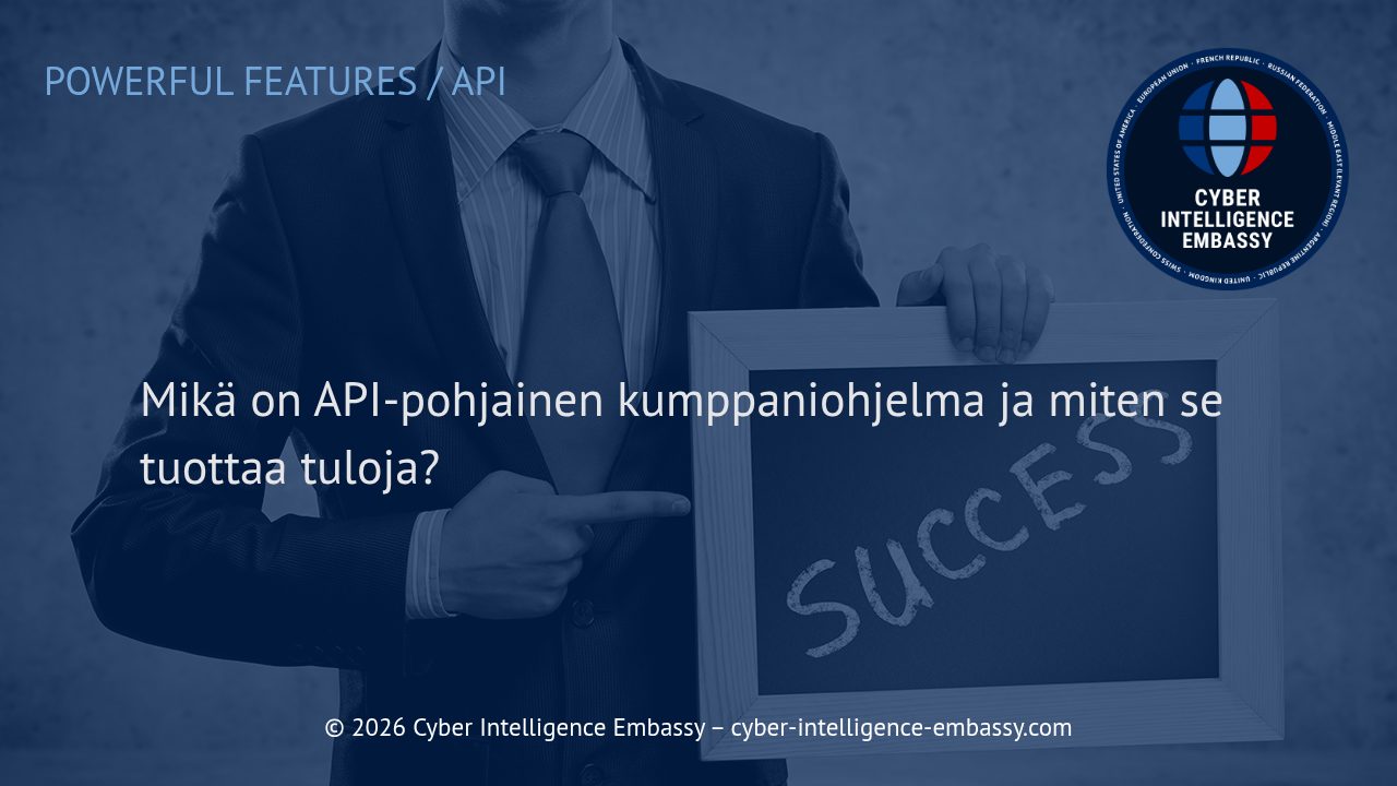 Mikä on API-pohjainen kumppaniohjelma ja miten se tuottaa tuloja?