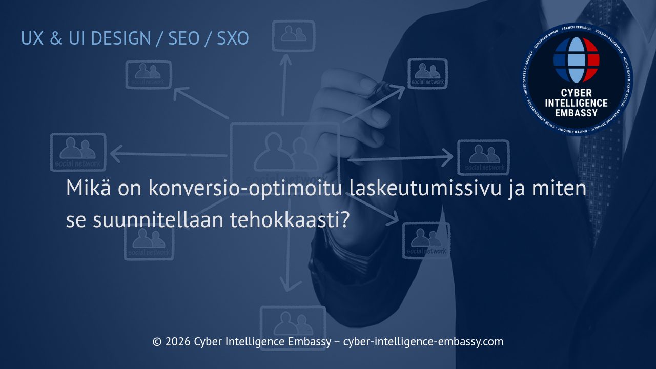 Mikä on konversio-optimoitu laskeutumissivu ja miten se suunnitellaan tehokkaasti?