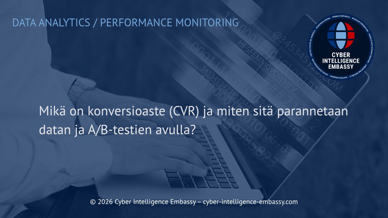 Mikä on konversioaste (CVR) ja miten sitä parannetaan datan ja A/B-testien avulla?