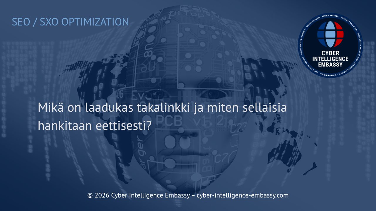 Mikä on laadukas takalinkki ja miten sellaisia hankitaan eettisesti?