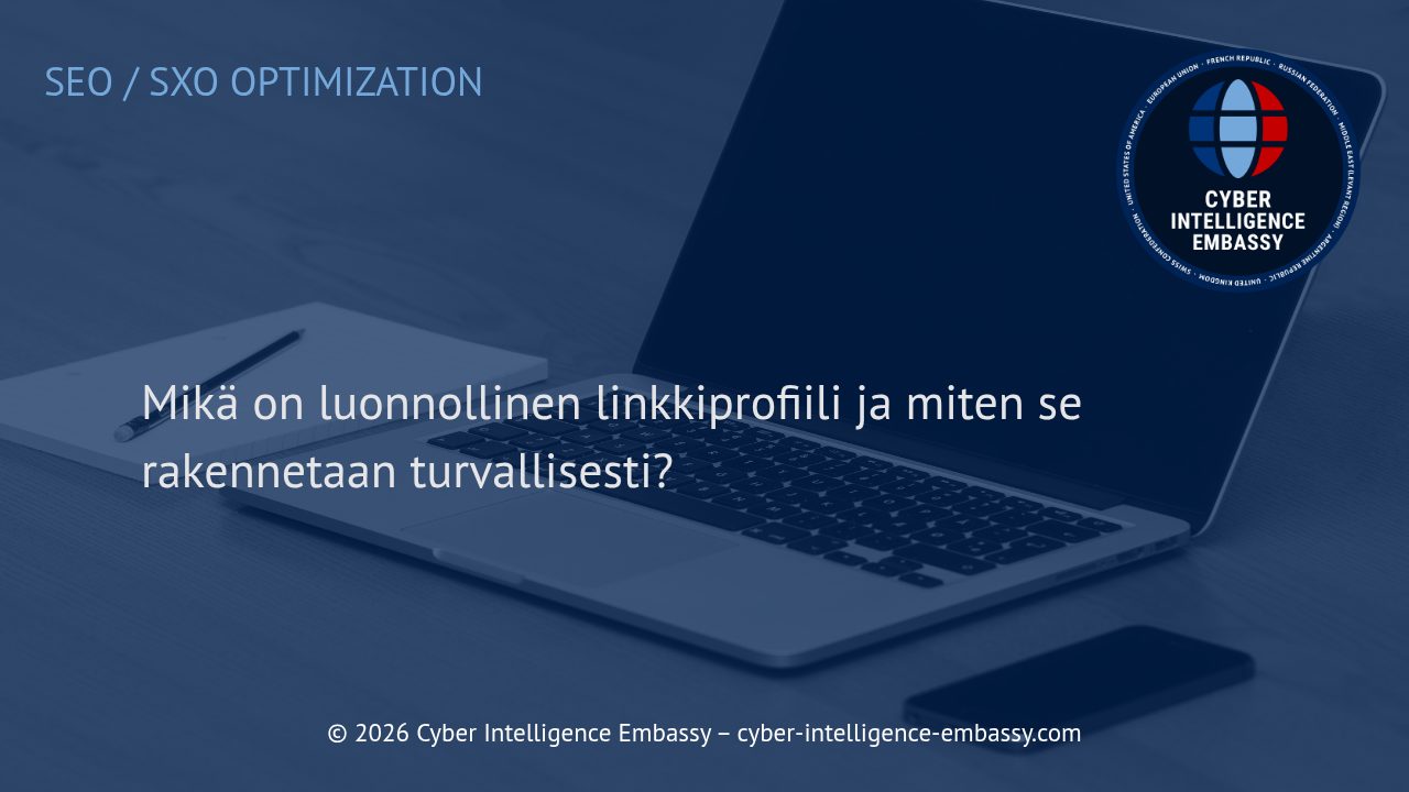 Mikä on luonnollinen linkkiprofiili ja miten se rakennetaan turvallisesti?