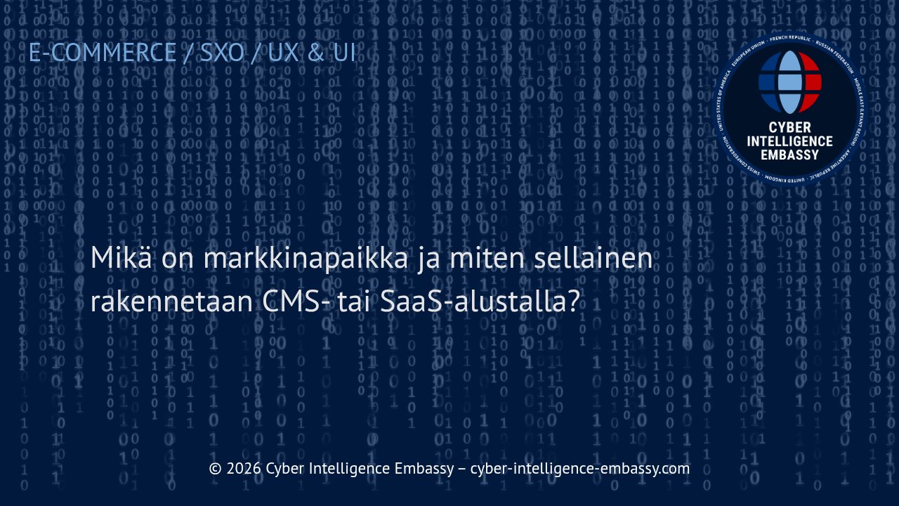 Mikä on markkinapaikka ja miten sellainen rakennetaan CMS- tai SaaS-alustalla?