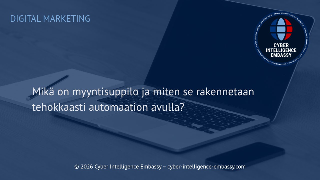 Mikä on myyntisuppilo ja miten se rakennetaan tehokkaasti automaation avulla?