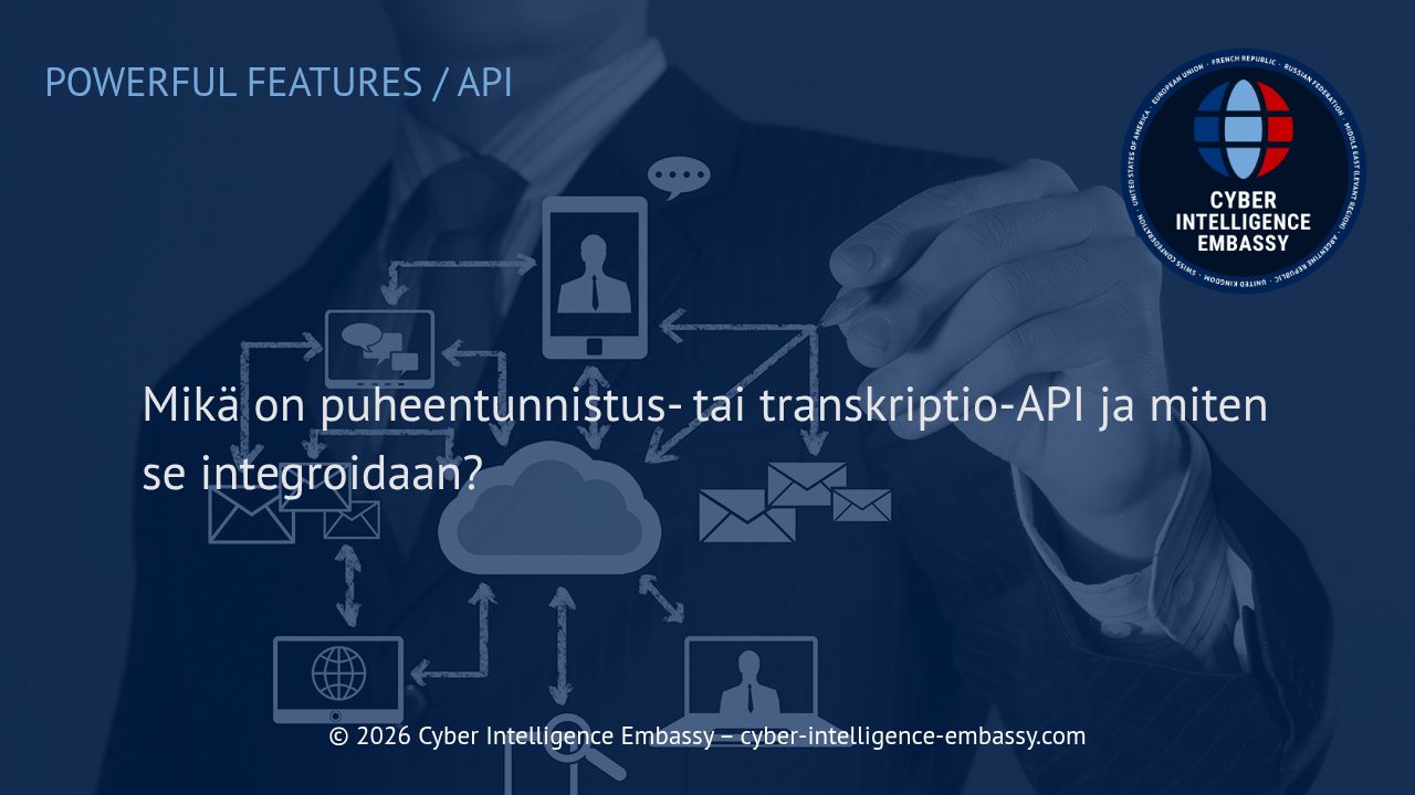 Mikä on puheentunnistus- tai transkriptio-API ja miten se integroidaan?
