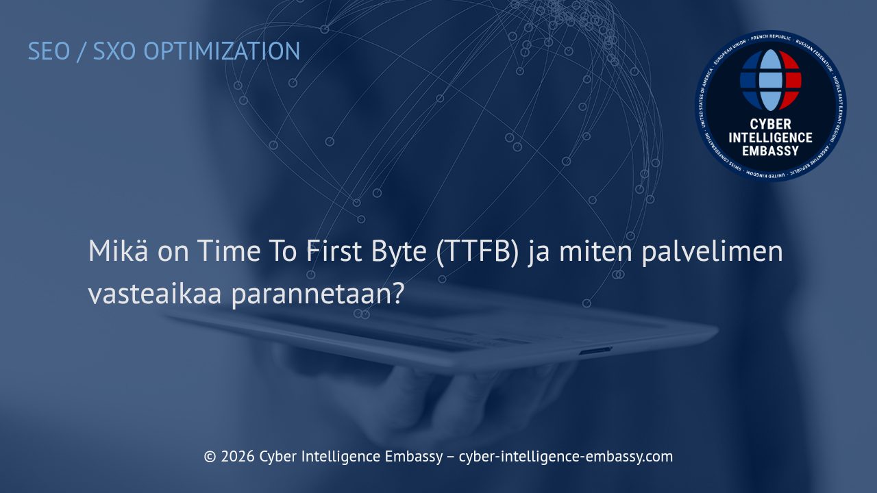 Mikä on Time To First Byte (TTFB) ja miten palvelimen vasteaikaa parannetaan?