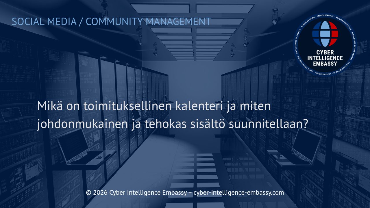 Mikä on toimituksellinen kalenteri ja miten johdonmukainen ja tehokas sisältö suunnitellaan?