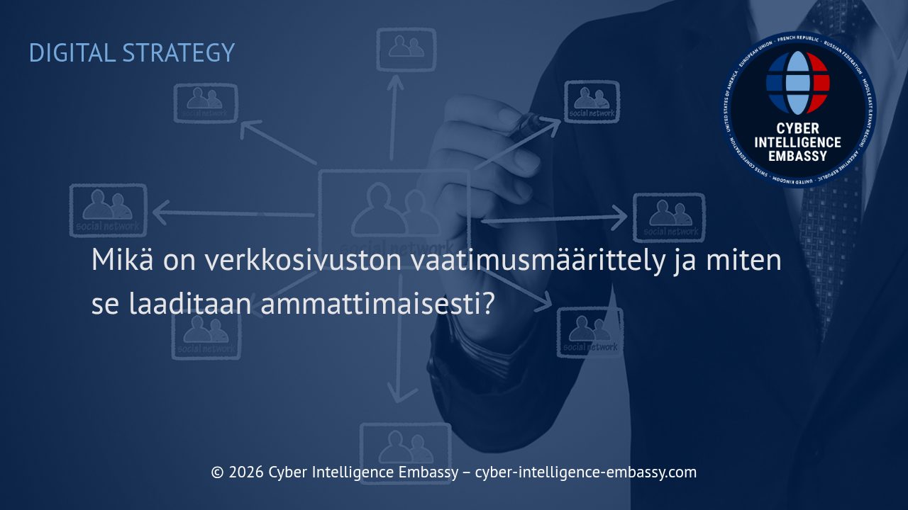 Mikä on verkkosivuston vaatimusmäärittely ja miten se laaditaan ammattimaisesti?