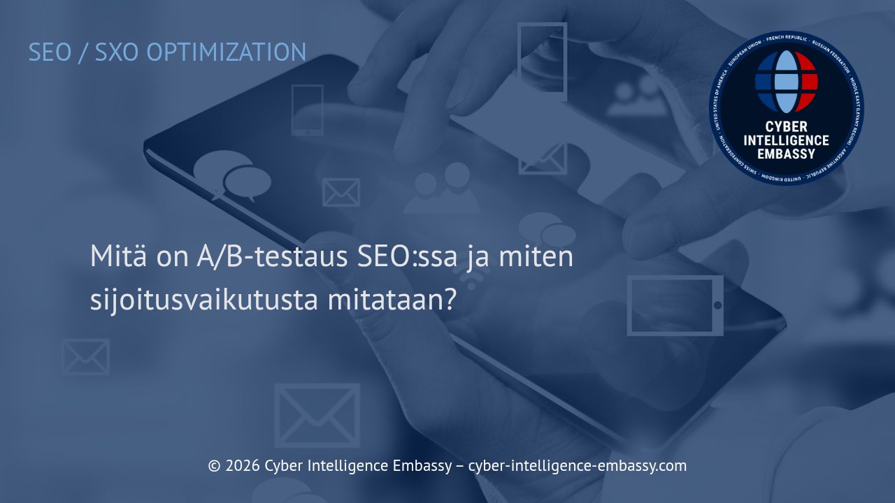 Mitä on A/B-testaus SEO:ssa ja miten sijoitusvaikutusta mitataan?