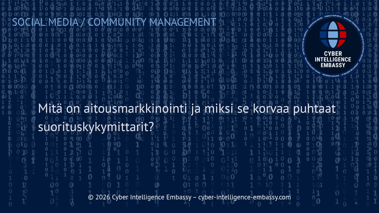 Mitä on aitousmarkkinointi ja miksi se korvaa puhtaat suorituskykymittarit?