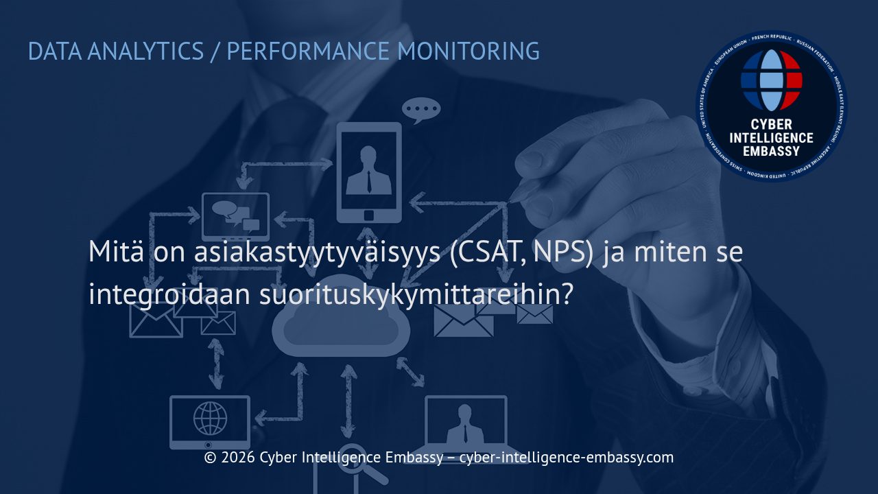 Mitä on asiakastyytyväisyys (CSAT, NPS) ja miten se integroidaan suorituskykymittareihin?
