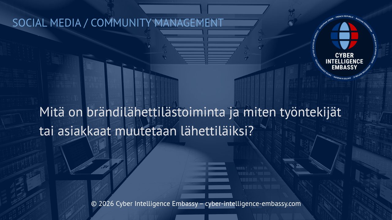 Mitä on brändilähettilästoiminta ja miten työntekijät tai asiakkaat muutetaan lähettiläiksi?