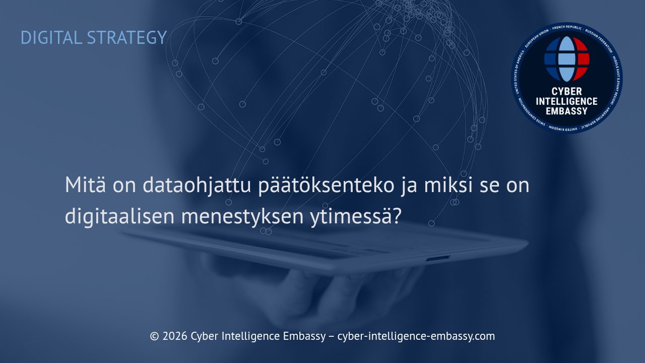 Mitä on dataohjattu päätöksenteko ja miksi se on digitaalisen menestyksen ytimessä?