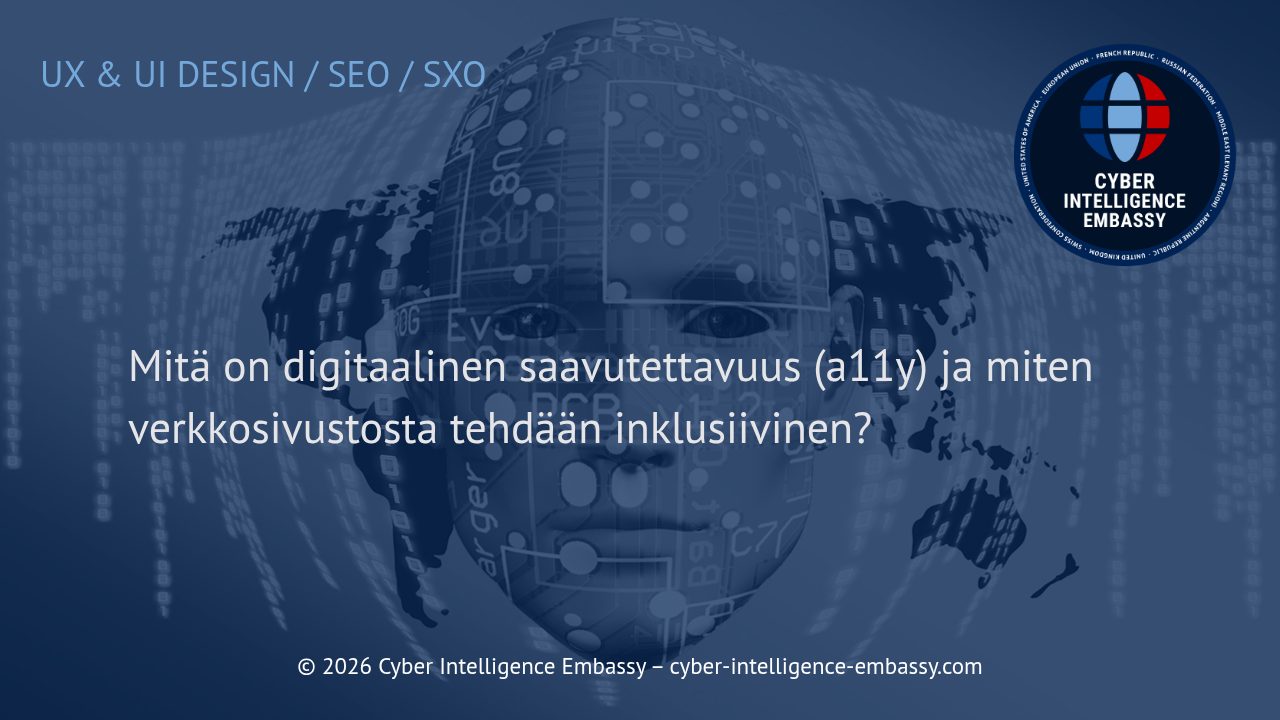 Mitä on digitaalinen saavutettavuus (a11y) ja miten verkkosivustosta tehdään inklusiivinen?
