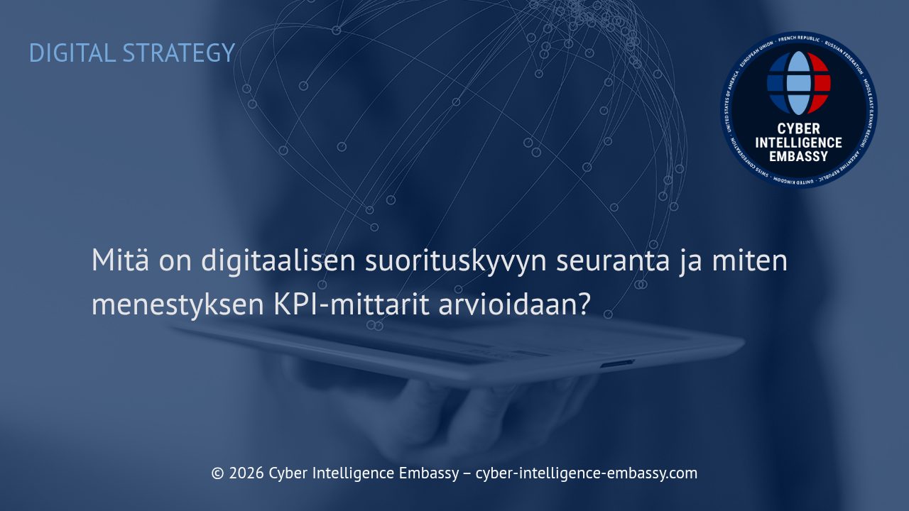 Mitä on digitaalisen suorituskyvyn seuranta ja miten menestyksen KPI-mittarit arvioidaan?