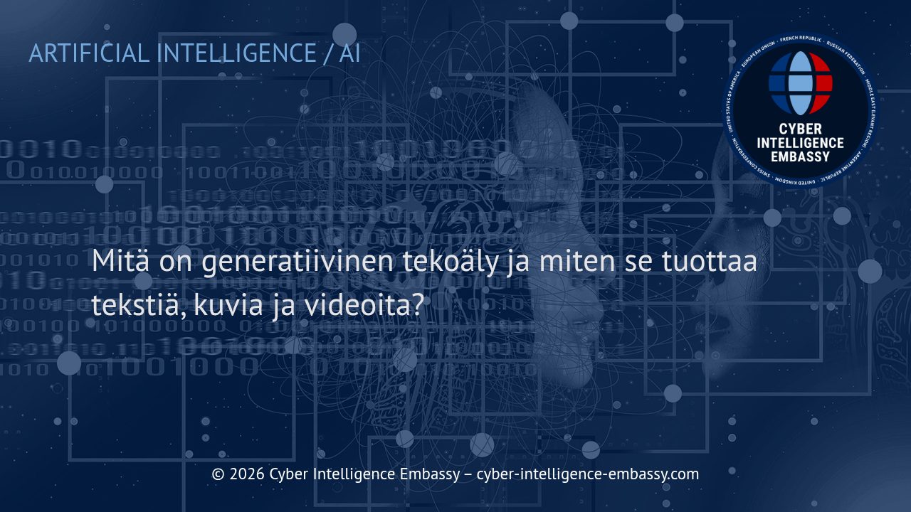 Mitä on generatiivinen tekoäly ja miten se tuottaa tekstiä, kuvia ja videoita?