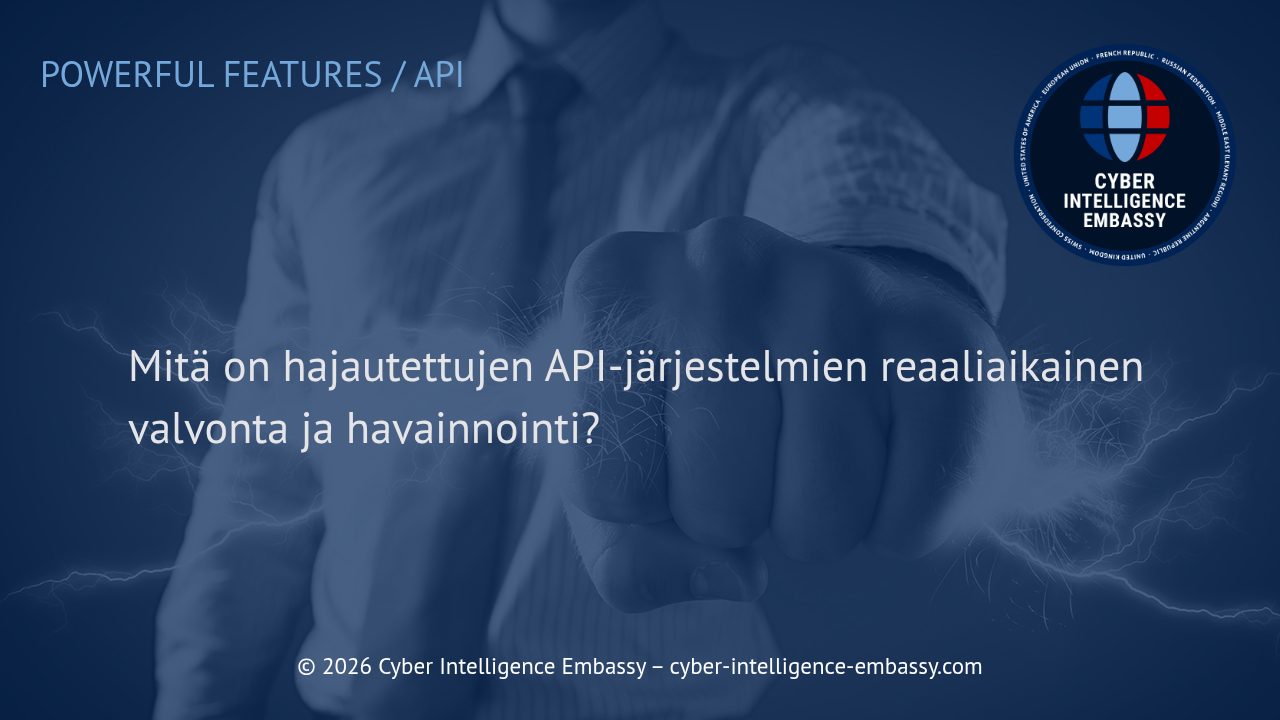 Mitä on hajautettujen API-järjestelmien reaaliaikainen valvonta ja havainnointi?
