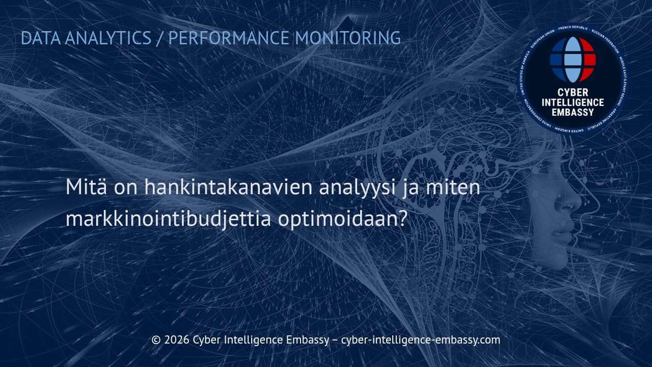 Mitä on hankintakanavien analyysi ja miten markkinointibudjettia optimoidaan?