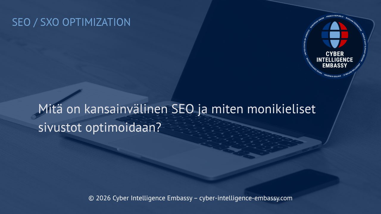 Mitä on kansainvälinen SEO ja miten monikieliset sivustot optimoidaan?
