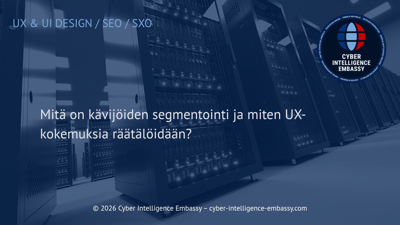 Mitä on kävijöiden segmentointi ja miten UX-kokemuksia räätälöidään?