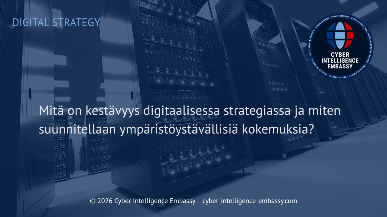 Mitä on kestävyys digitaalisessa strategiassa ja miten suunnitellaan ympäristöystävällisiä kokemuksia?