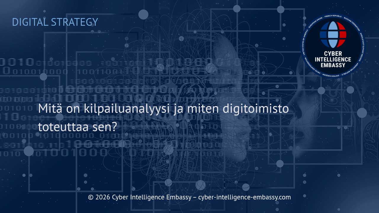 Mitä on kilpailuanalyysi ja miten digitoimisto toteuttaa sen?