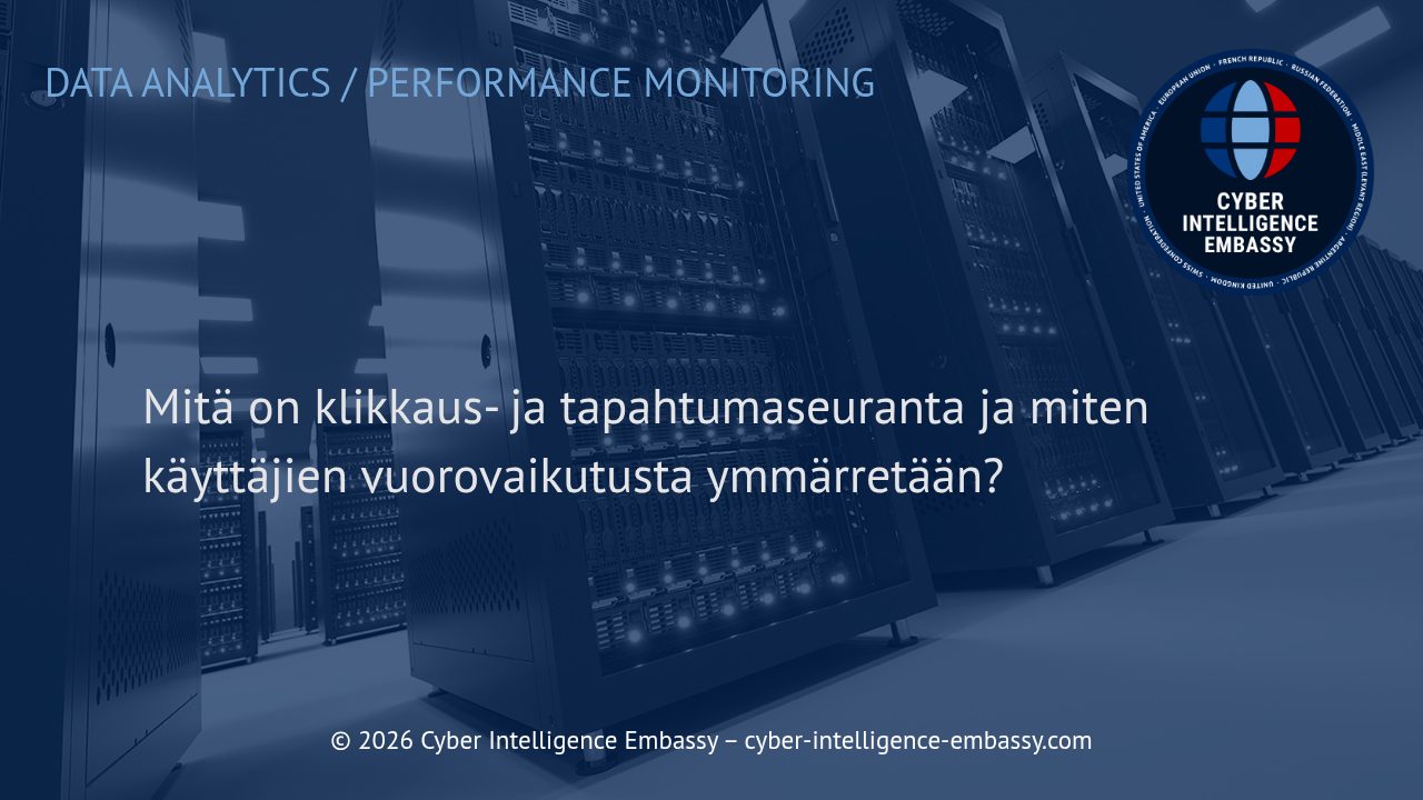 Mitä on klikkaus- ja tapahtumaseuranta ja miten käyttäjien vuorovaikutusta ymmärretään?