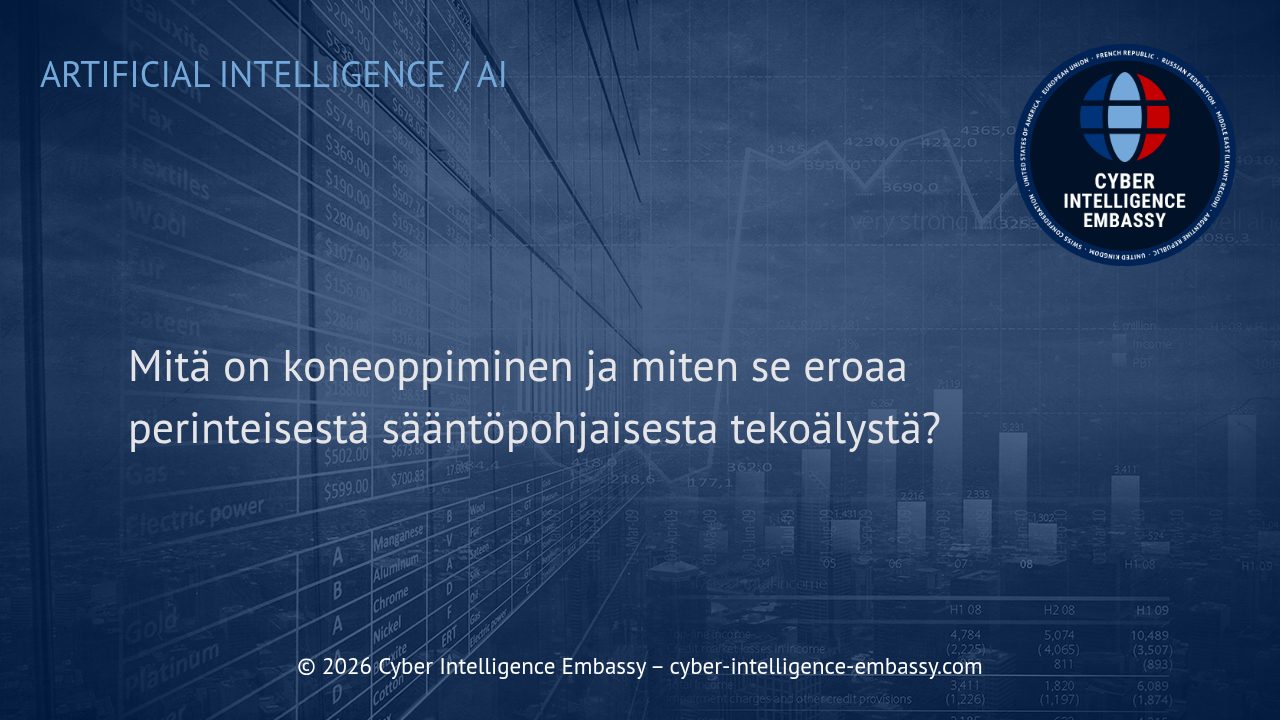 Mitä on koneoppiminen ja miten se eroaa perinteisestä sääntöpohjaisesta tekoälystä?