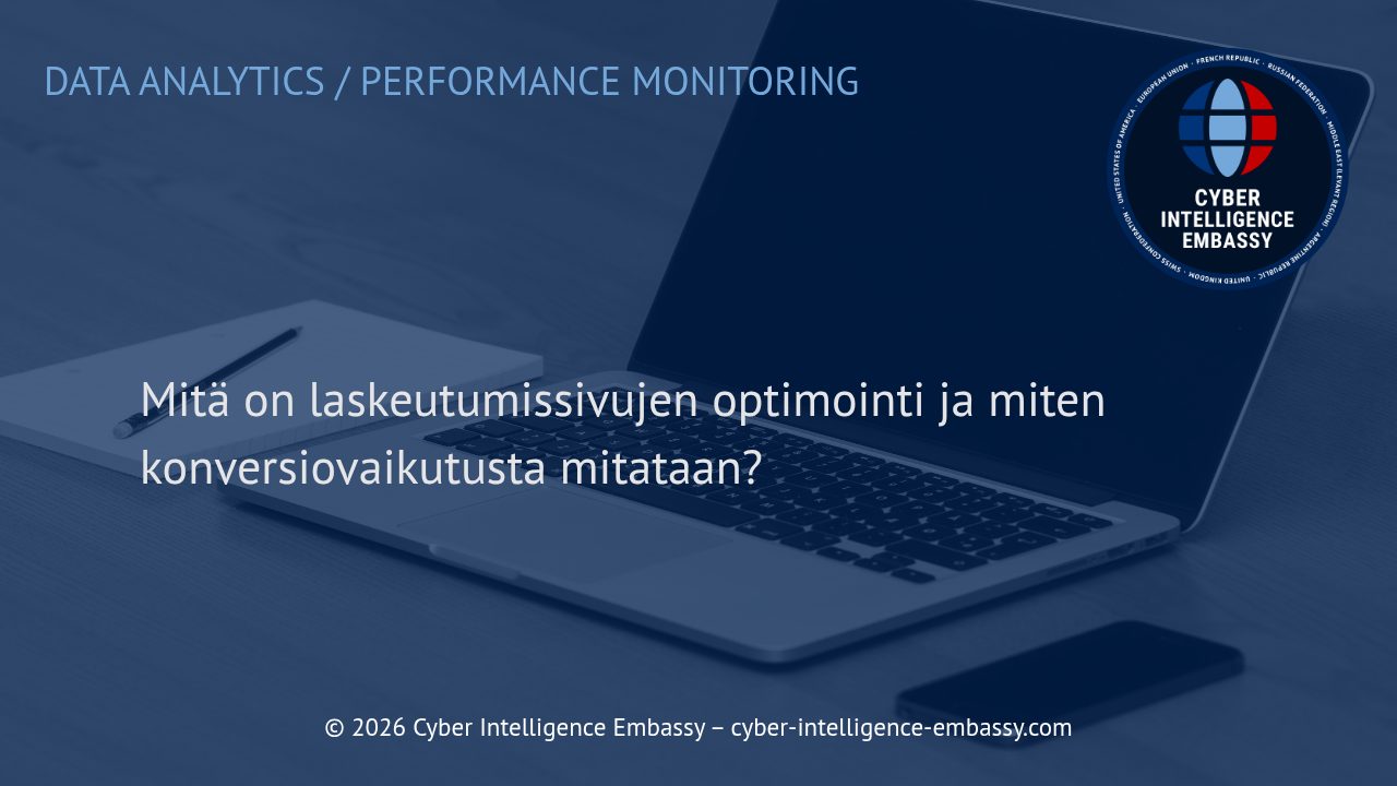 Mitä on laskeutumissivujen optimointi ja miten konversiovaikutusta mitataan?