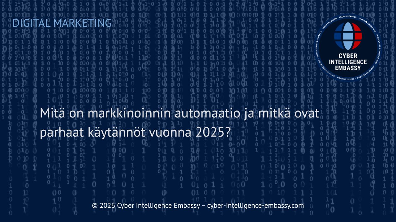 Mitä on markkinoinnin automaatio ja mitkä ovat parhaat käytännöt vuonna 2025?