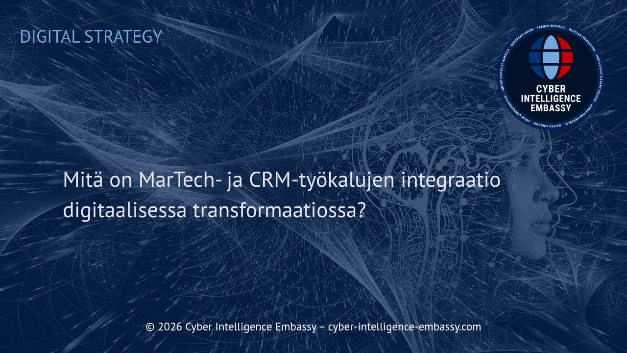 Mitä on MarTech- ja CRM-työkalujen integraatio digitaalisessa transformaatiossa?