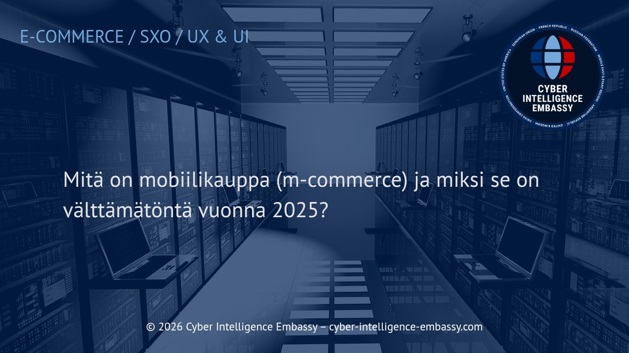 Mitä on mobiilikauppa (m-commerce) ja miksi se on välttämätöntä vuonna 2025?