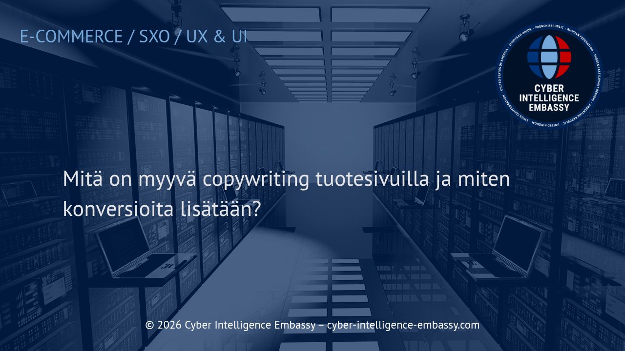 Mitä on myyvä copywriting tuotesivuilla ja miten konversioita lisätään?