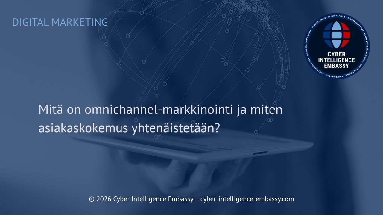 Mitä on omnichannel-markkinointi ja miten asiakaskokemus yhtenäistetään?