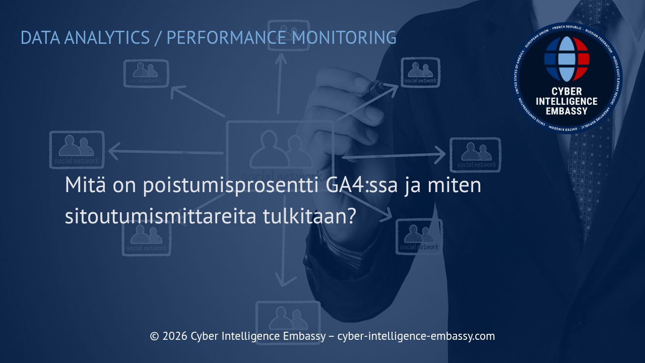 Mitä on poistumisprosentti GA4:ssa ja miten sitoutumismittareita tulkitaan?
