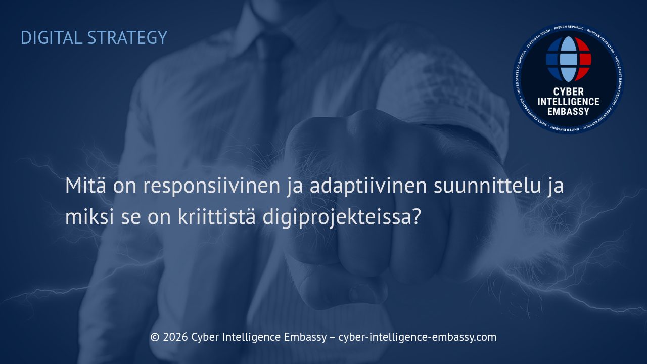 Mitä on responsiivinen ja adaptiivinen suunnittelu ja miksi se on kriittistä digiprojekteissa?