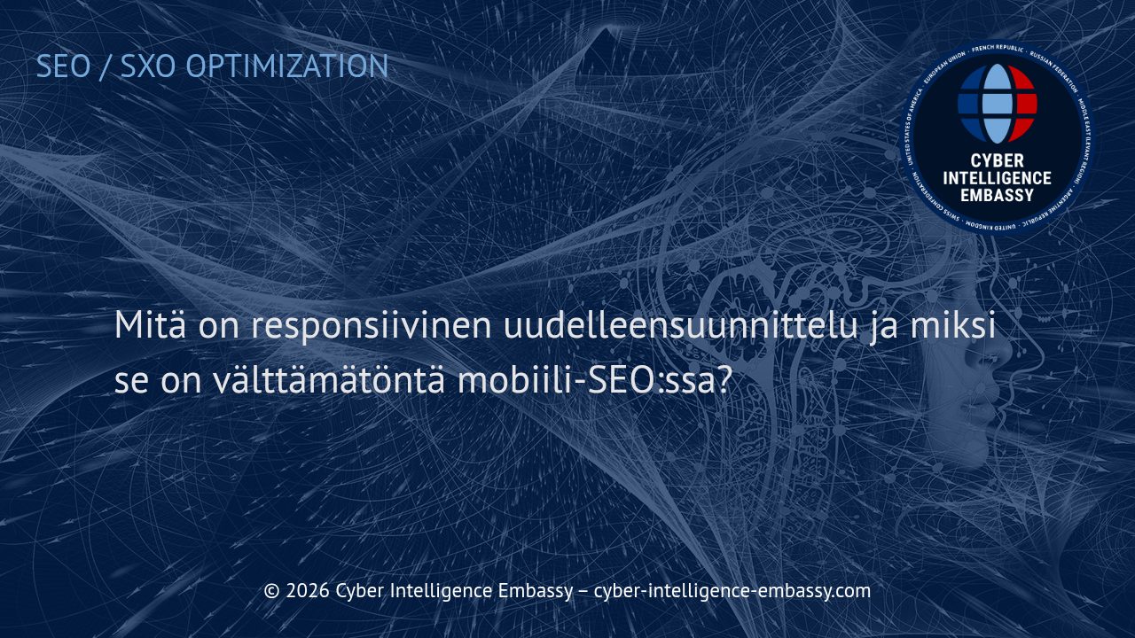 Mitä on responsiivinen uudelleensuunnittelu ja miksi se on välttämätöntä mobiili-SEO:ssa?