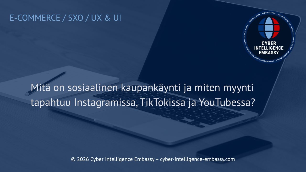 Mitä on sosiaalinen kaupankäynti ja miten myynti tapahtuu Instagramissa, TikTokissa ja YouTubessa?