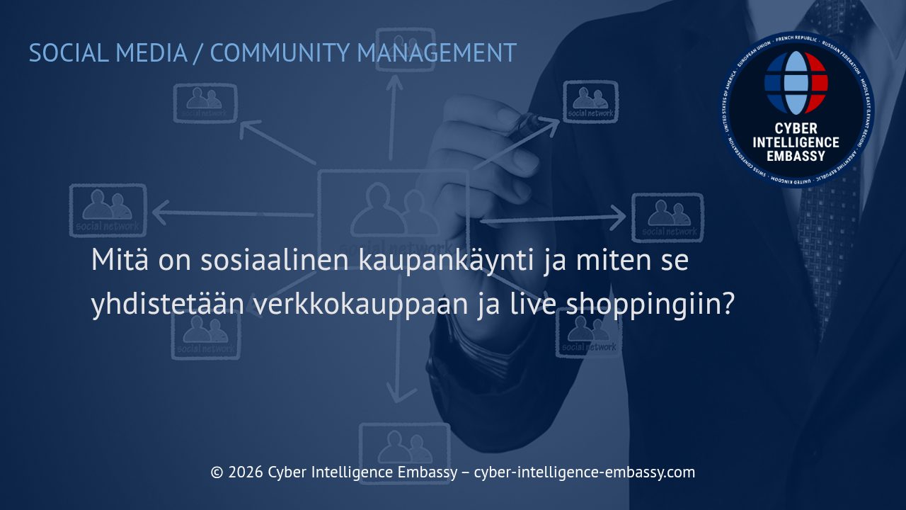 Mitä on sosiaalinen kaupankäynti ja miten se yhdistetään verkkokauppaan ja live shoppingiin?