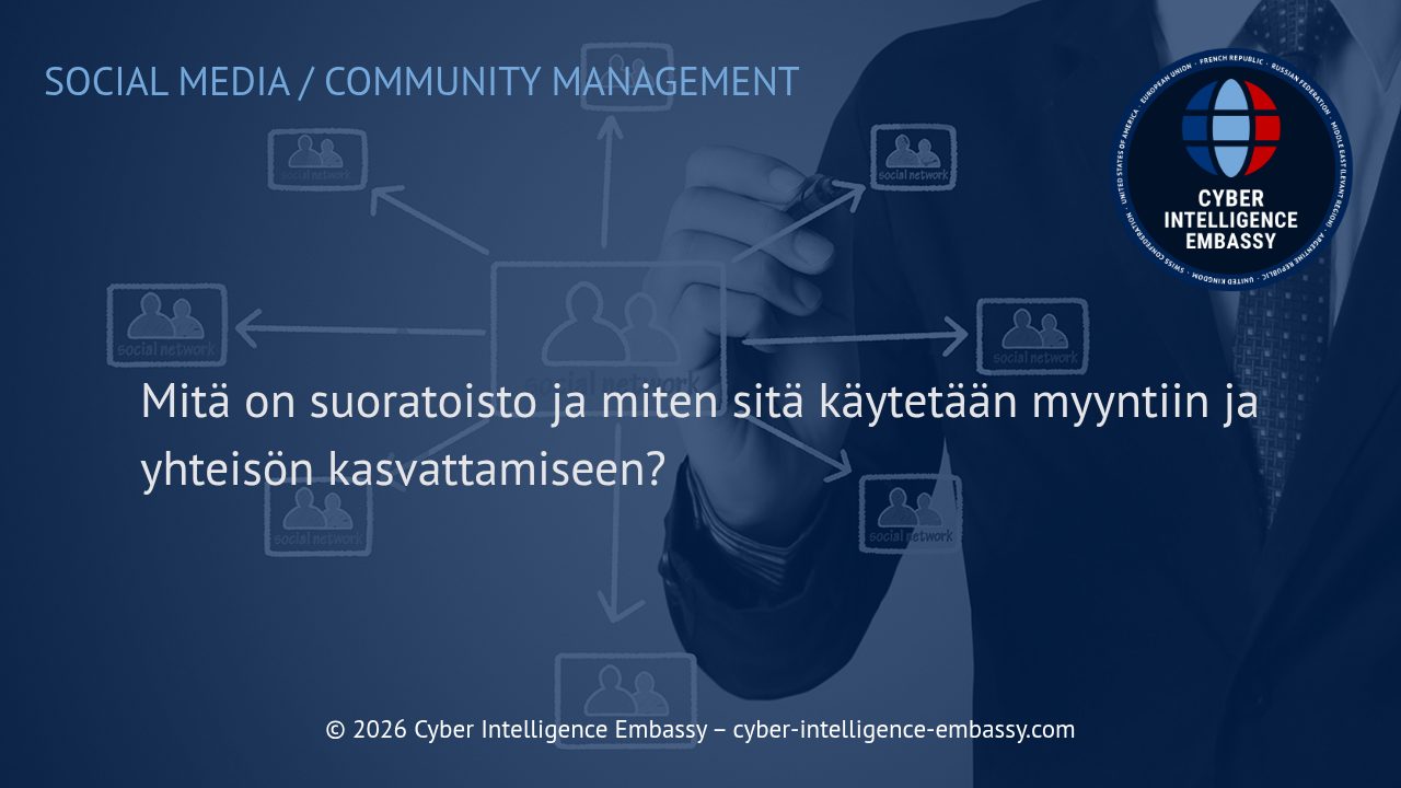 Mitä on suoratoisto ja miten sitä käytetään myyntiin ja yhteisön kasvattamiseen?
