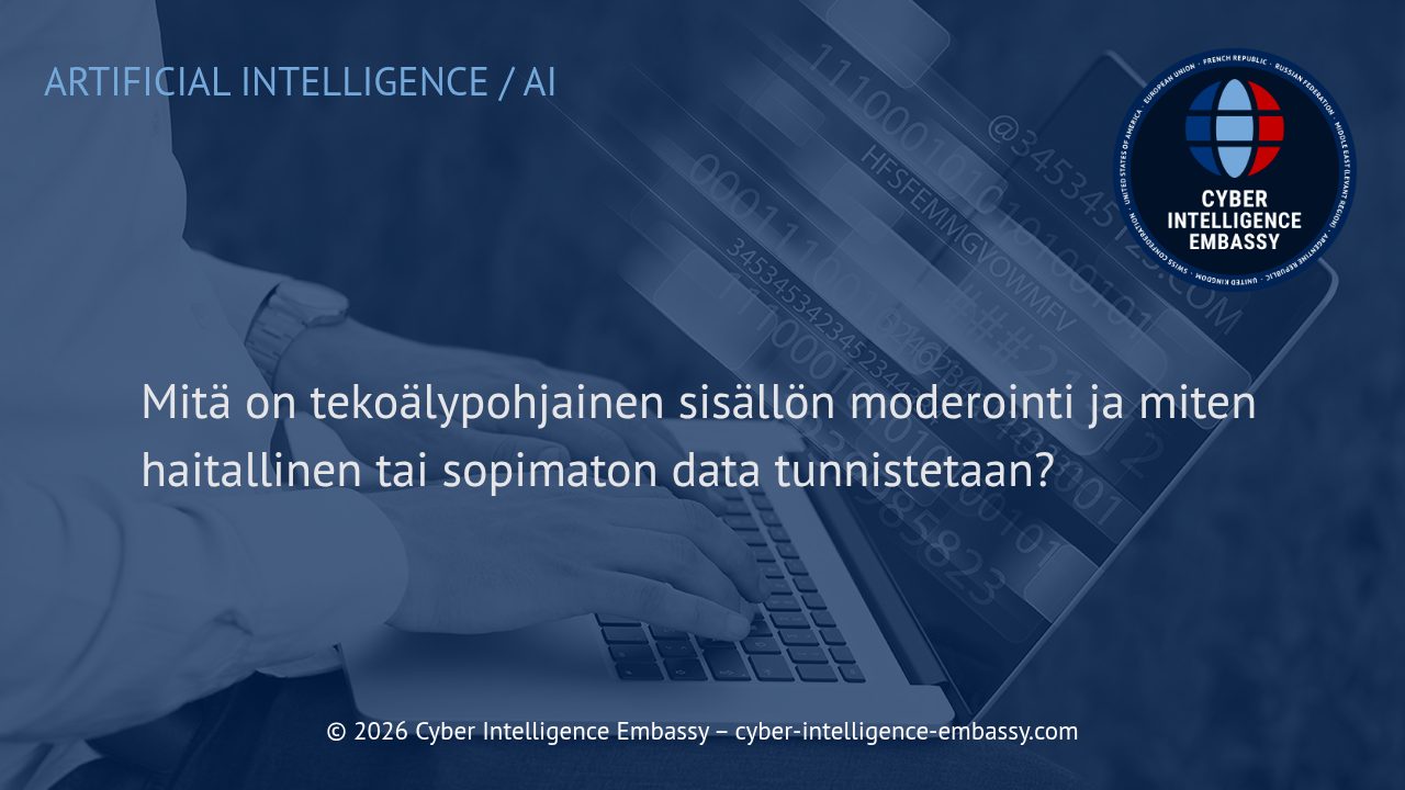 Mitä on tekoälypohjainen sisällön moderointi ja miten haitallinen tai sopimaton data tunnistetaan?