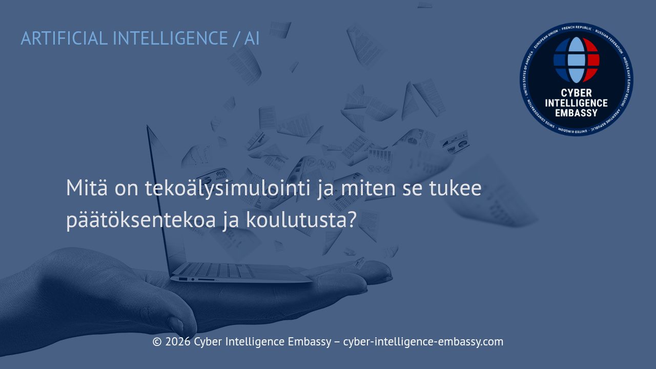 Mitä on tekoälysimulointi ja miten se tukee päätöksentekoa ja koulutusta?