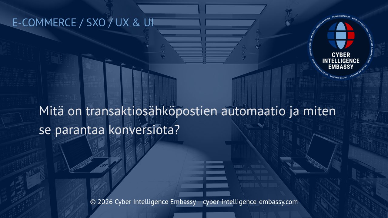 Mitä on transaktiosähköpostien automaatio ja miten se parantaa konversiota?