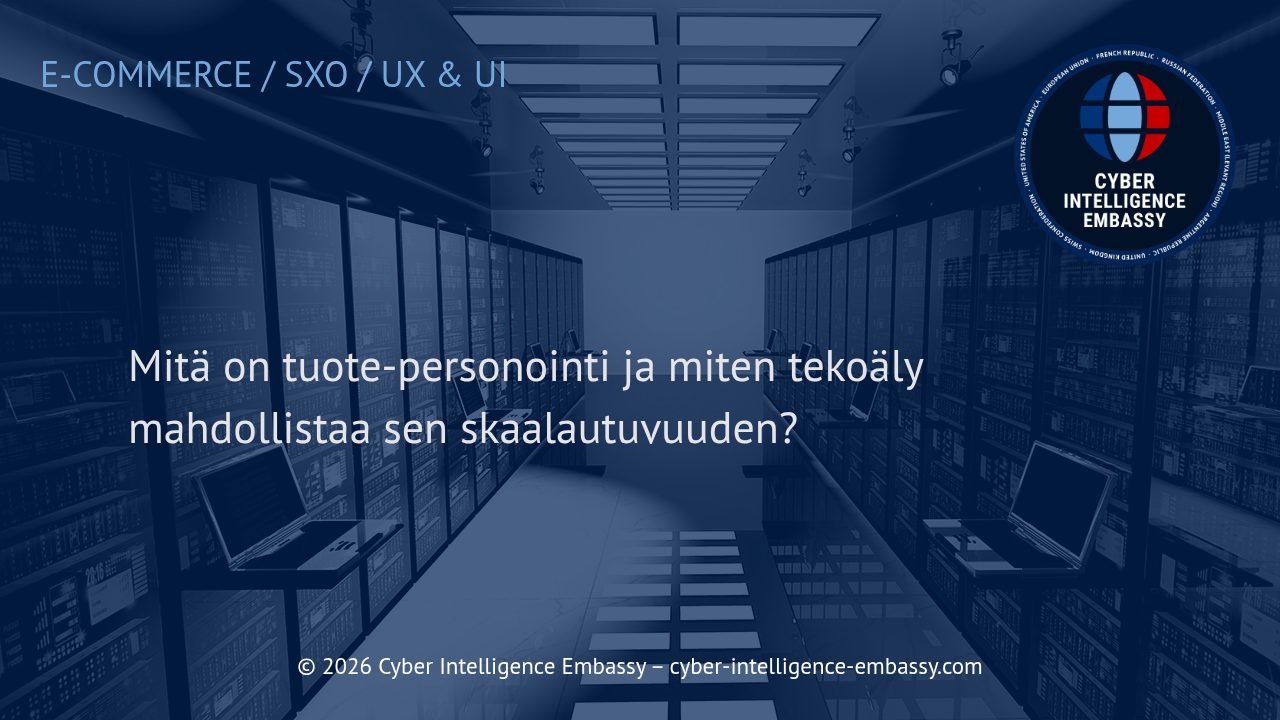 Mitä on tuote-personointi ja miten tekoäly mahdollistaa sen skaalautuvuuden?