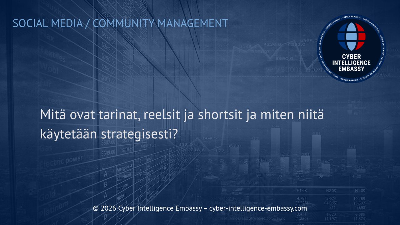 Mitä ovat tarinat, reelsit ja shortsit ja miten niitä käytetään strategisesti?