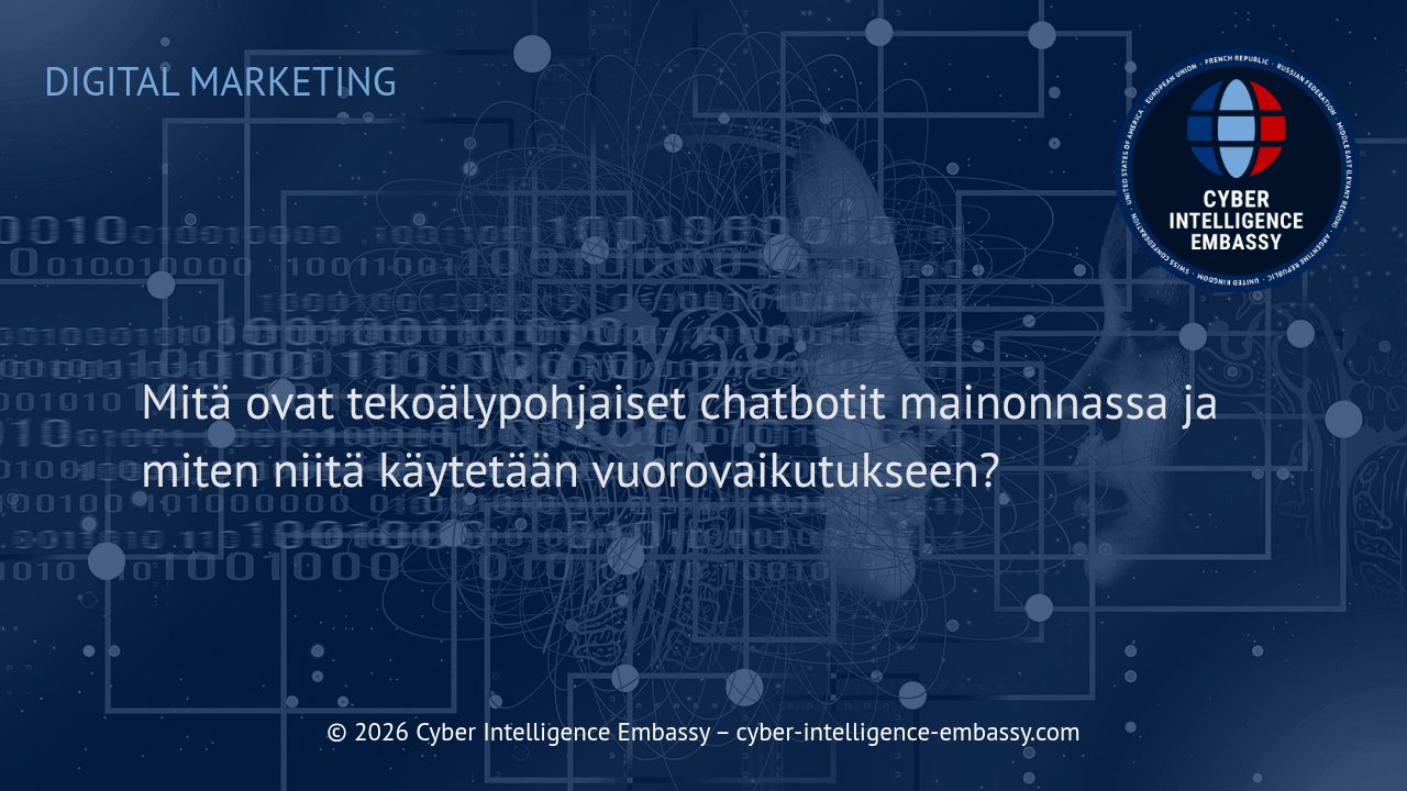 Mitä ovat tekoälypohjaiset chatbotit mainonnassa ja miten niitä käytetään vuorovaikutukseen?
