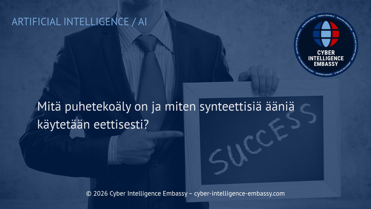 Mitä puhetekoäly on ja miten synteettisiä ääniä käytetään eettisesti?