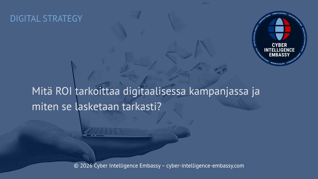 Mitä ROI tarkoittaa digitaalisessa kampanjassa ja miten se lasketaan tarkasti?