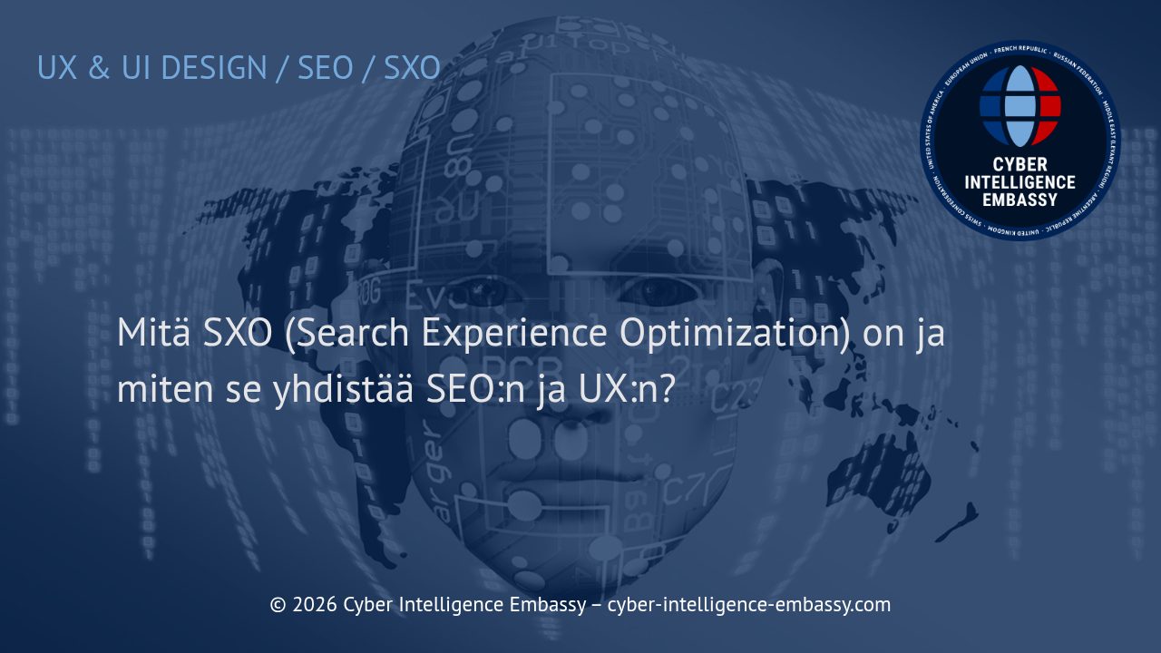 Mitä SXO (Search Experience Optimization) on ja miten se yhdistää SEO:n ja UX:n?